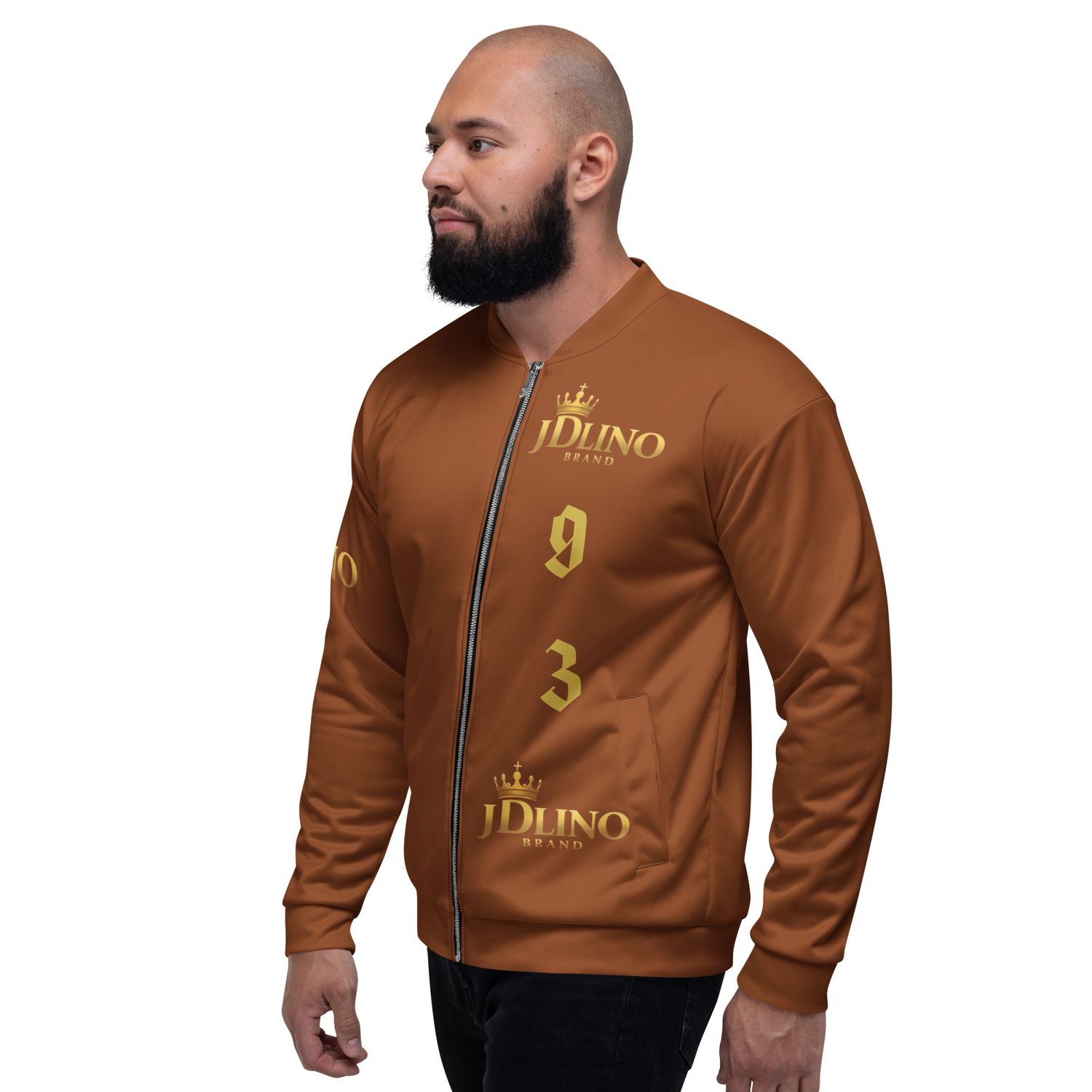 JDLINO BRAND B/G Unisex Bomber Jacket