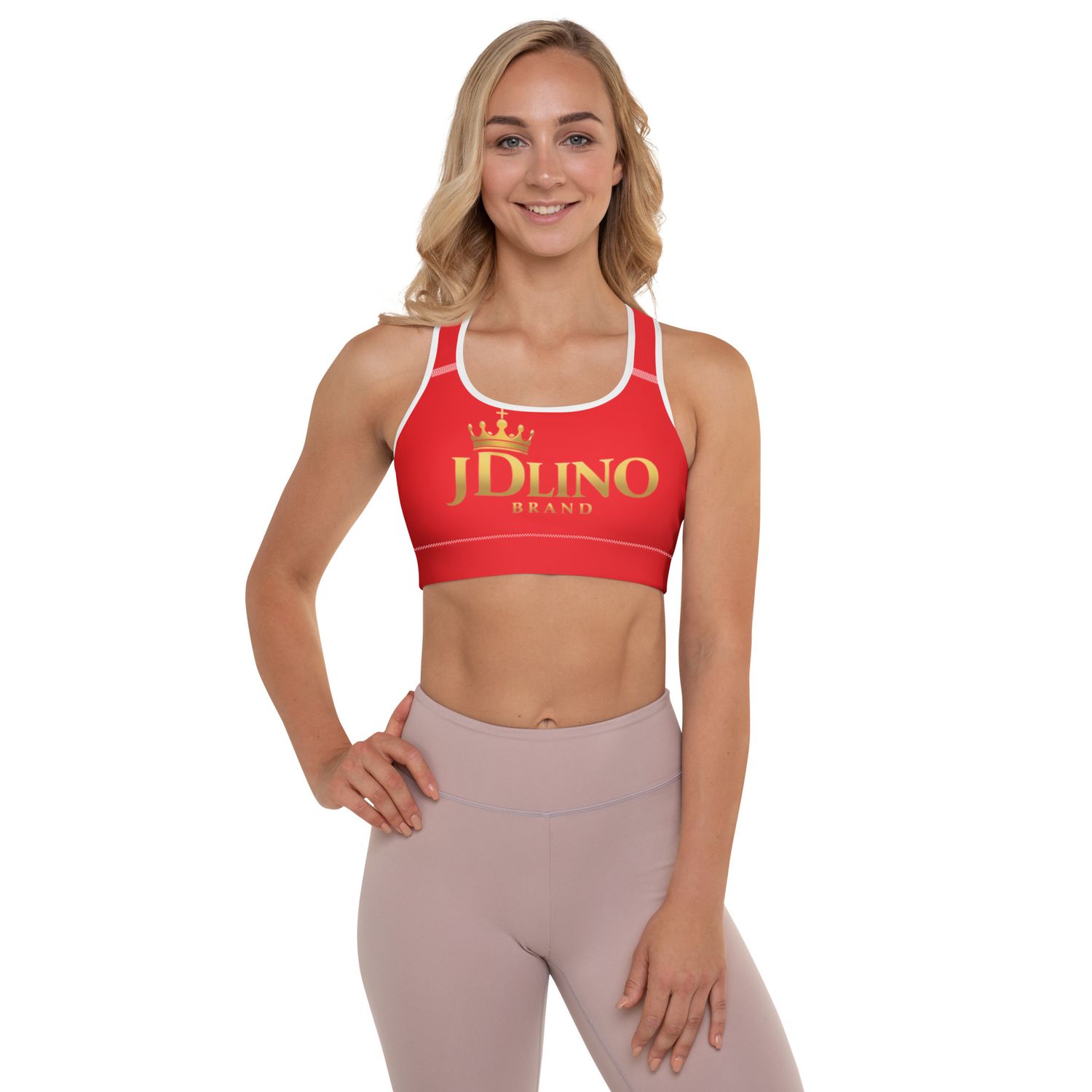 JDLINO BRAND R/G Padded Sports Bra