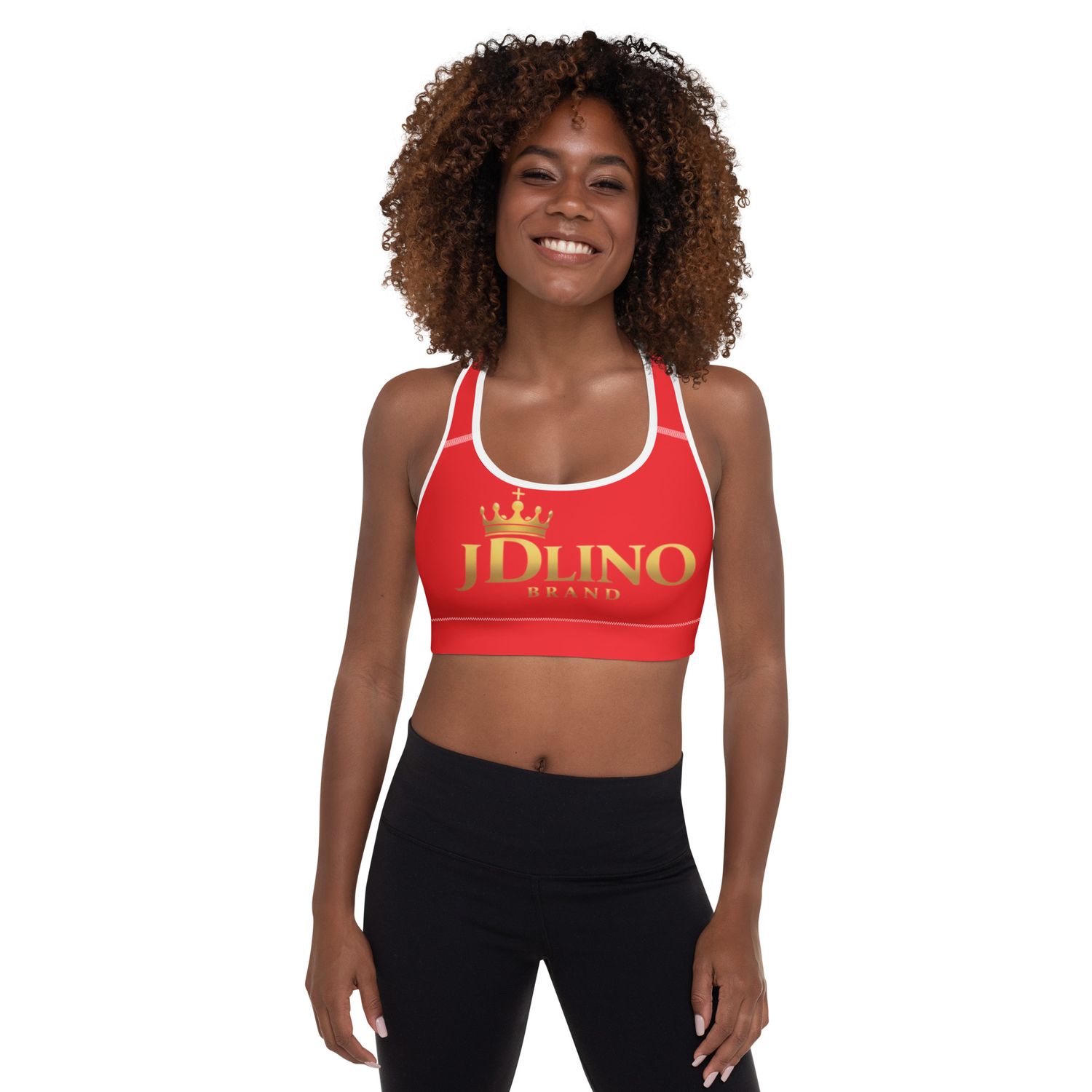 JDLINO BRAND R/G Padded Sports Bra