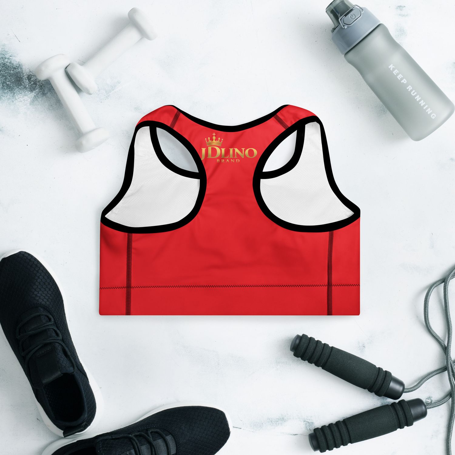 JDLINO BRAND R/G Padded Sports Bra