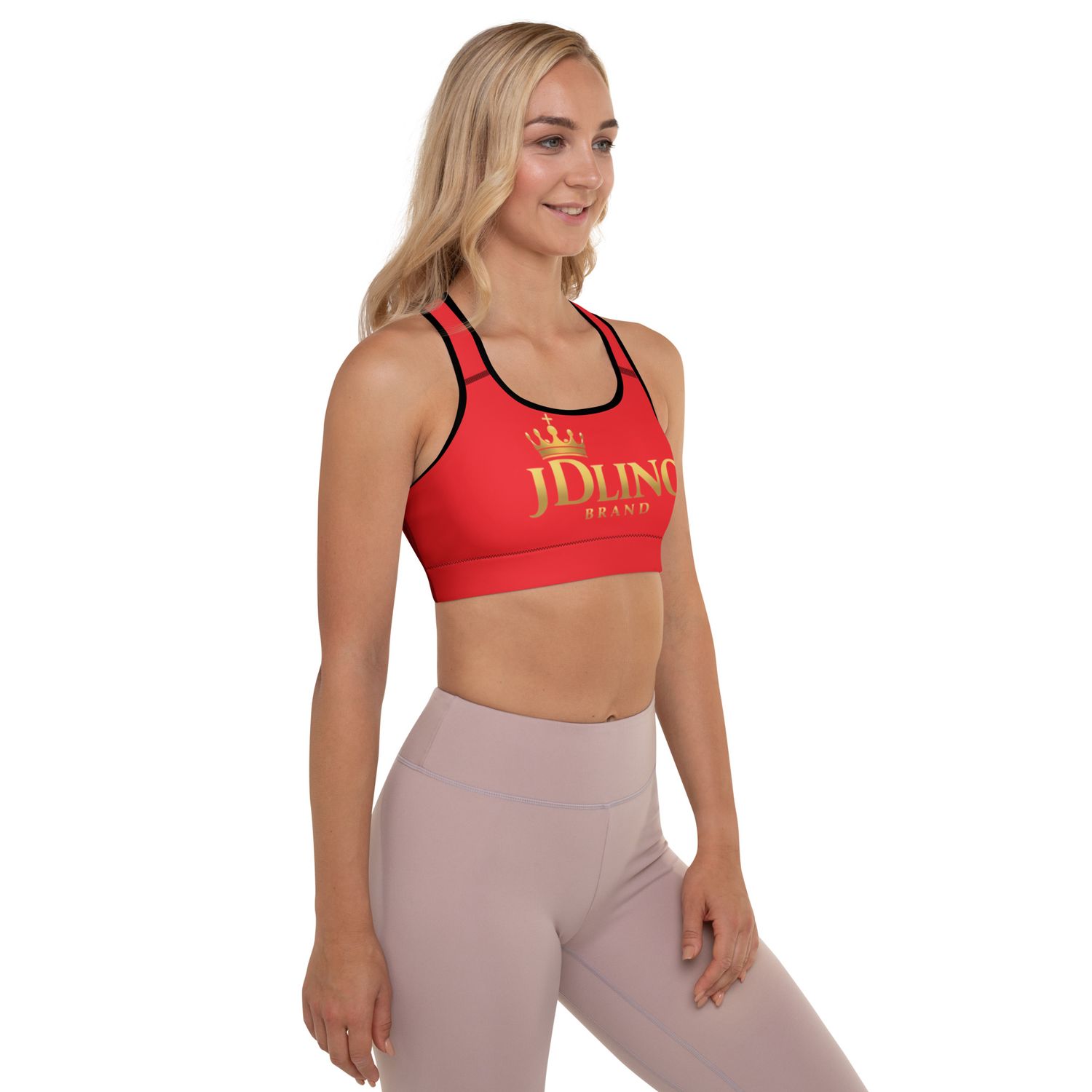 JDLINO BRAND R/G Padded Sports Bra