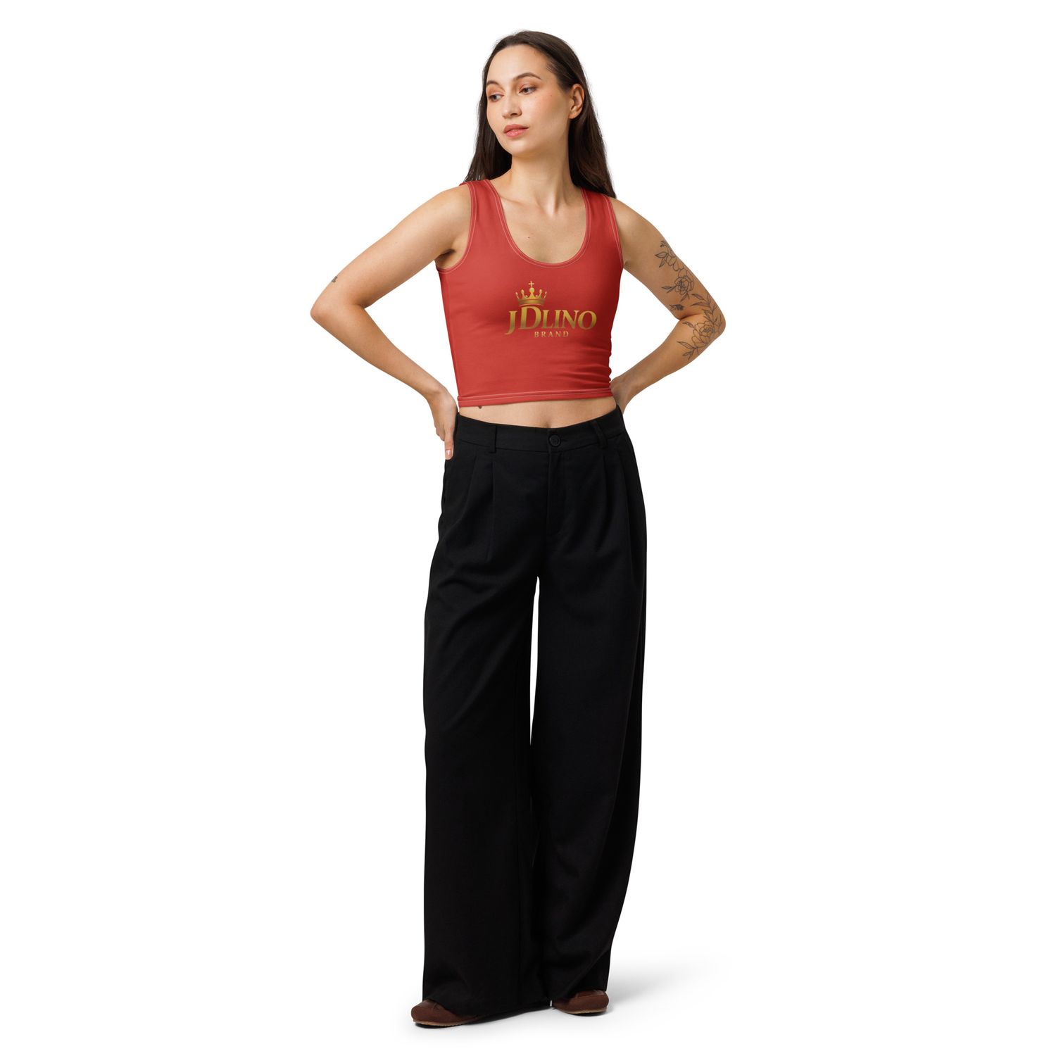 JDLINO BRAND R/G Cotton crop top