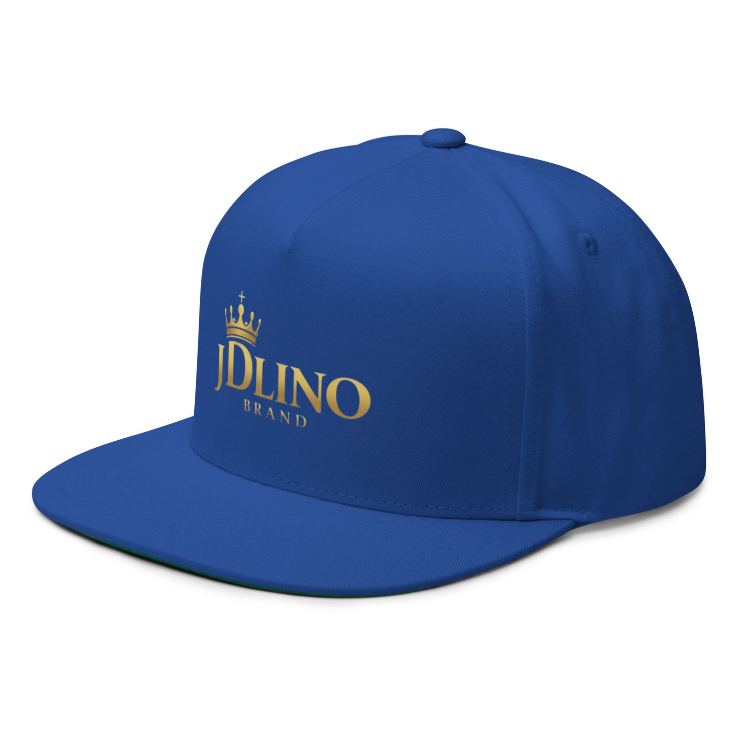 JDLINO BRAND B/G unisex Flat Bill Cap