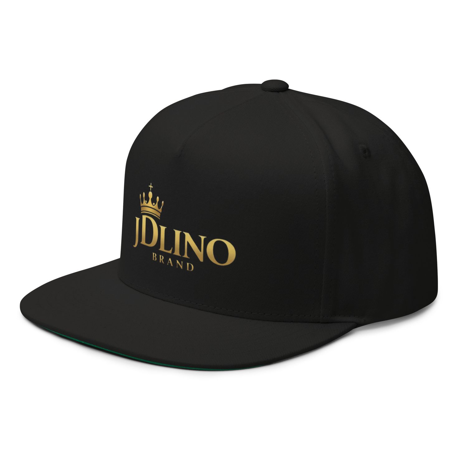 JDLINO BRAND B/G Unisex Flat Bill Cap
