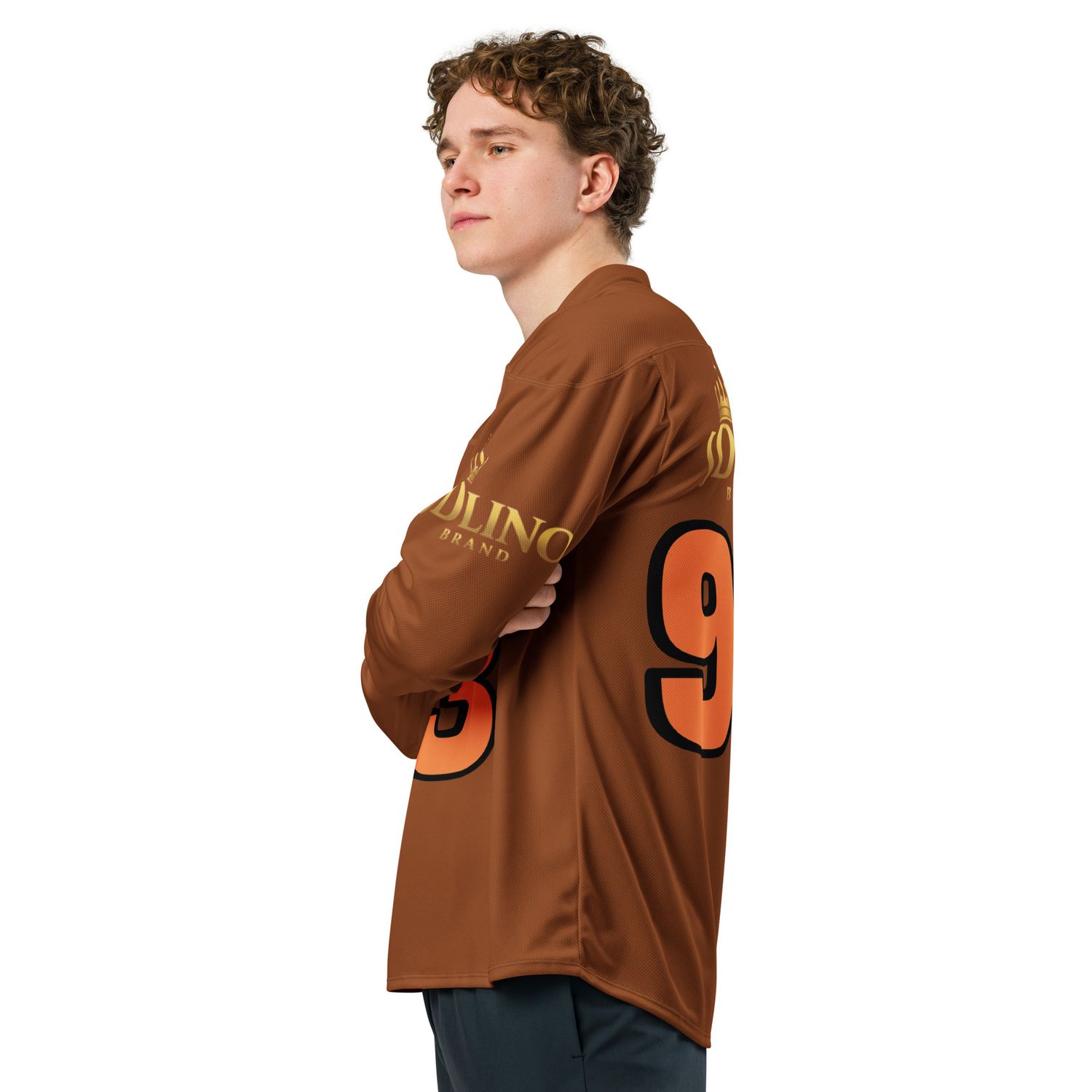 JDLINO BRAND B/G Unisex Recycled hockey fan jersey