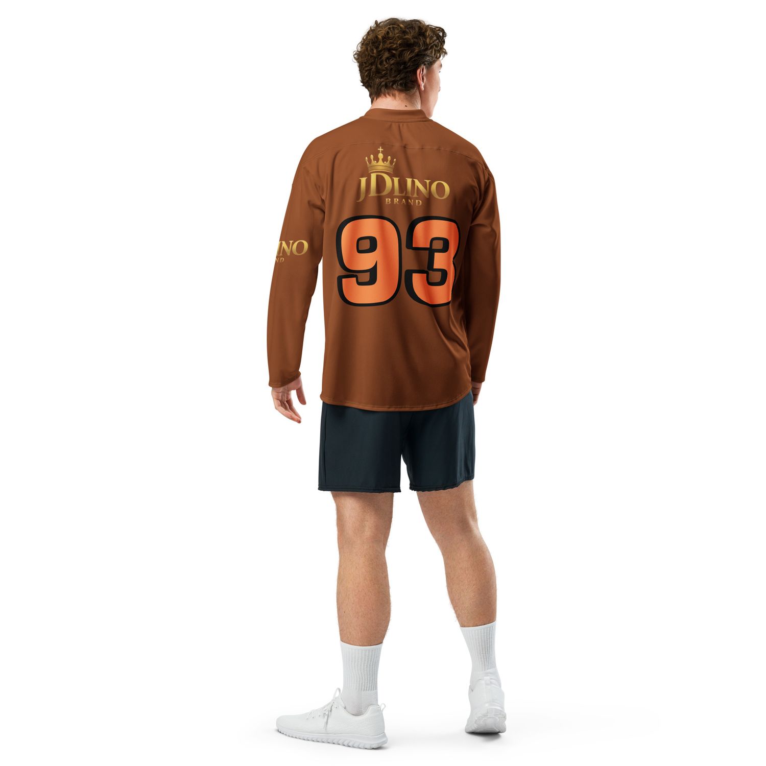 JDLINO BRAND B/G Unisex Recycled hockey fan jersey