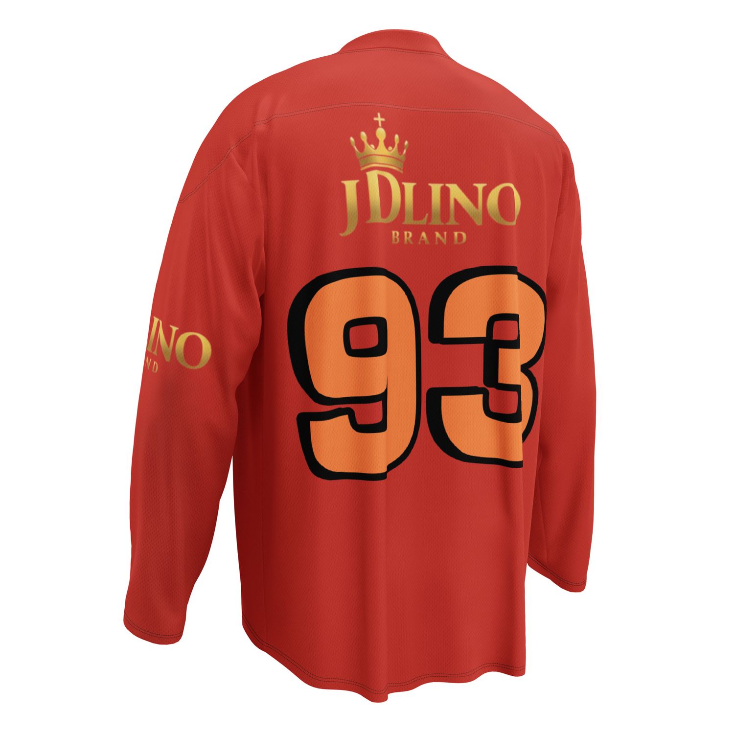JDLINO BRAND R/G Unisex Recycled hockey fan jersey