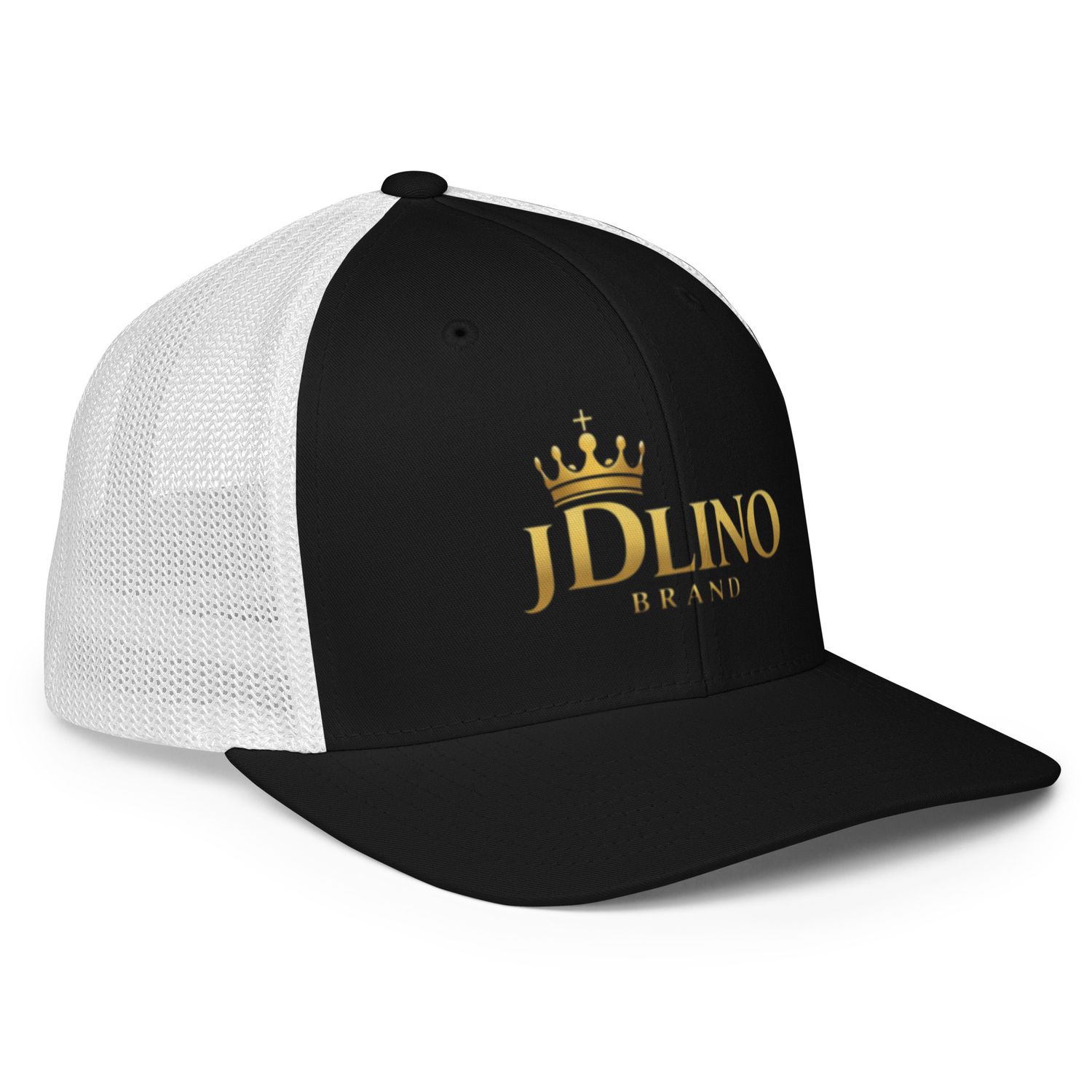 JDLINO BRAND B/W Unisex Closed-back trucker cap