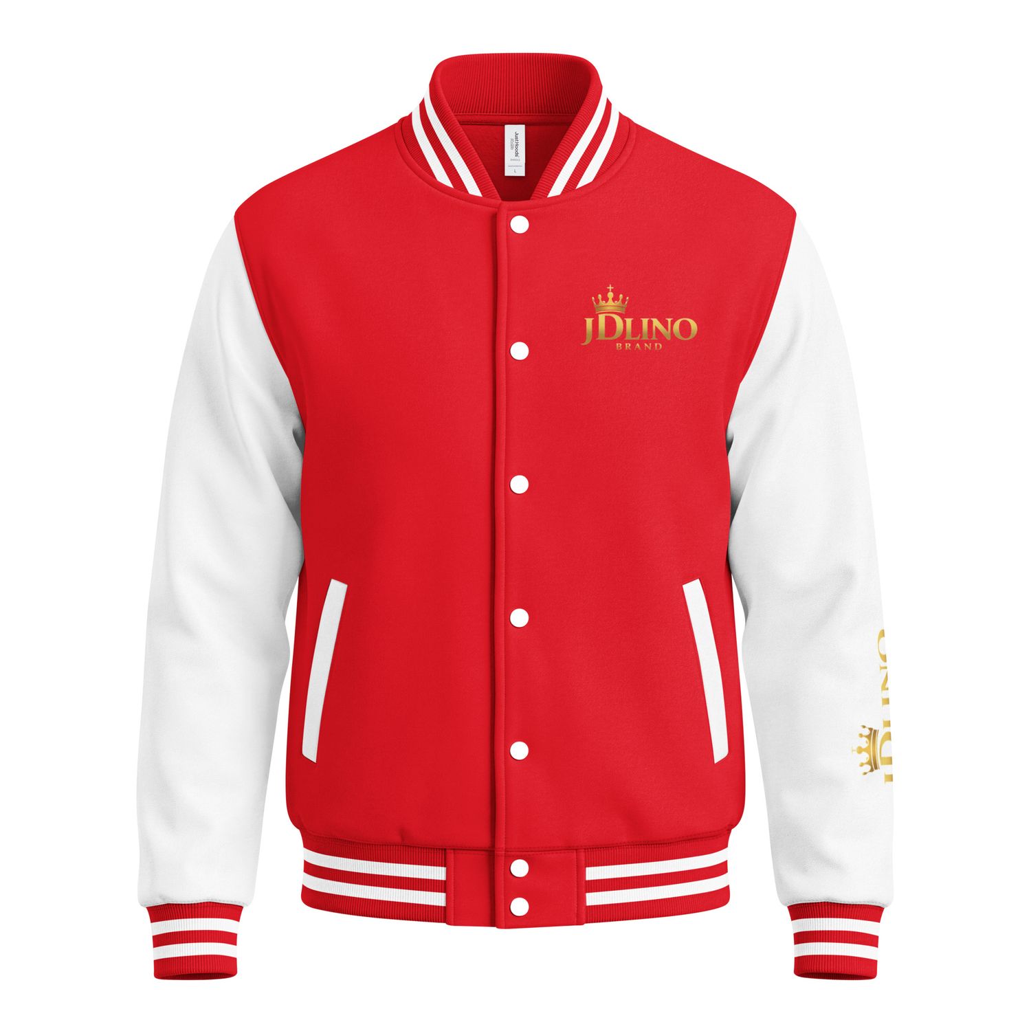JDLINO BRAND R/WG Heavyweight letterman jacket