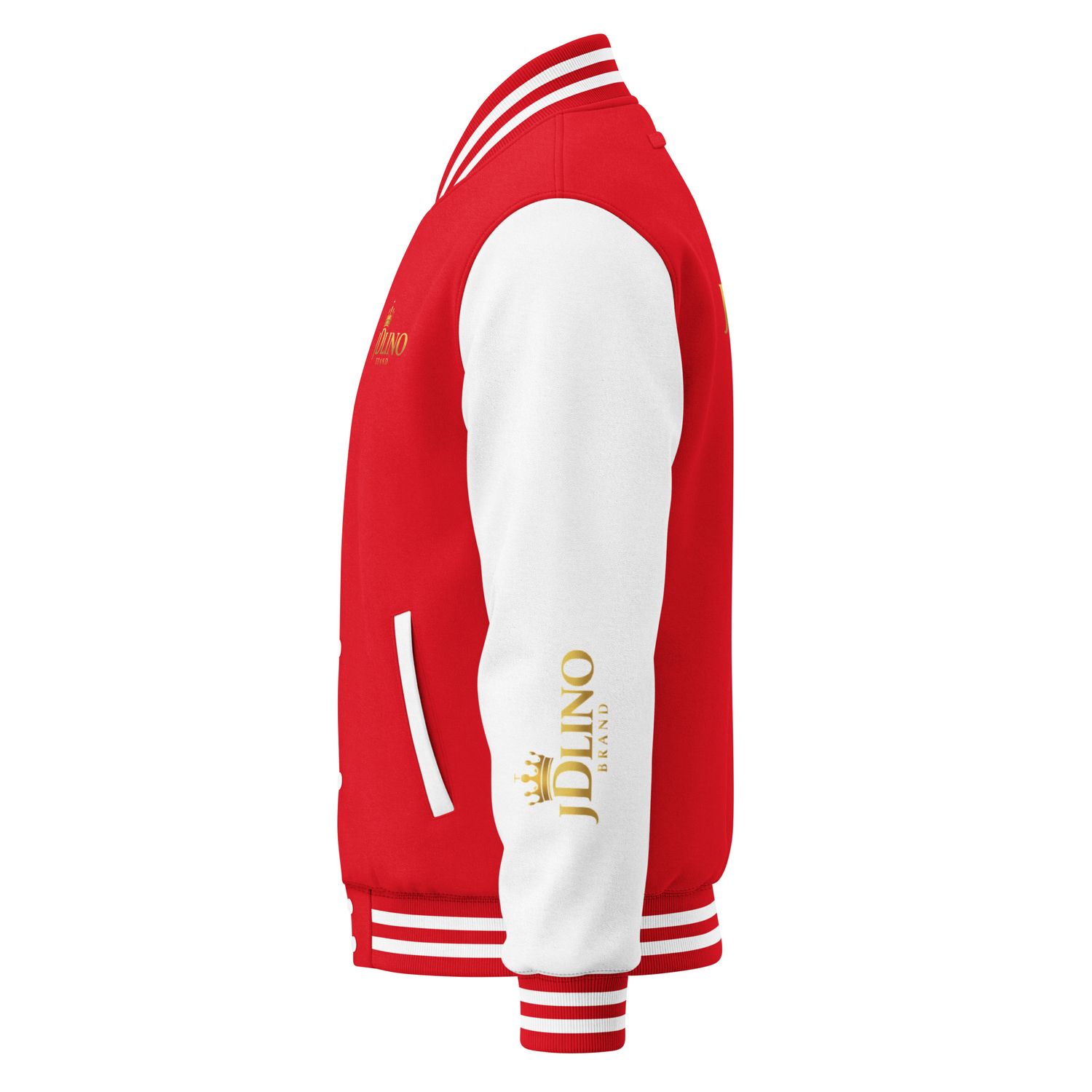 JDLINO BRAND R/WG Heavyweight letterman jacket