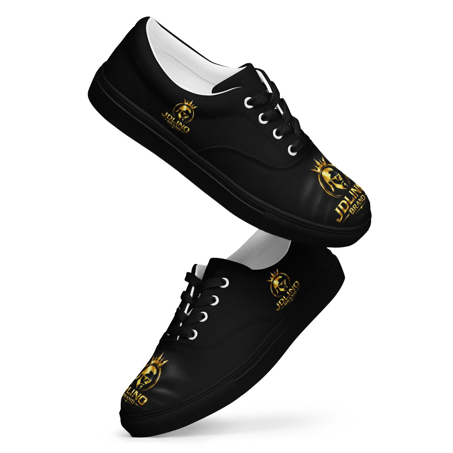 JDLINO BRAND BW/G Women’s lace-up canvas shoes