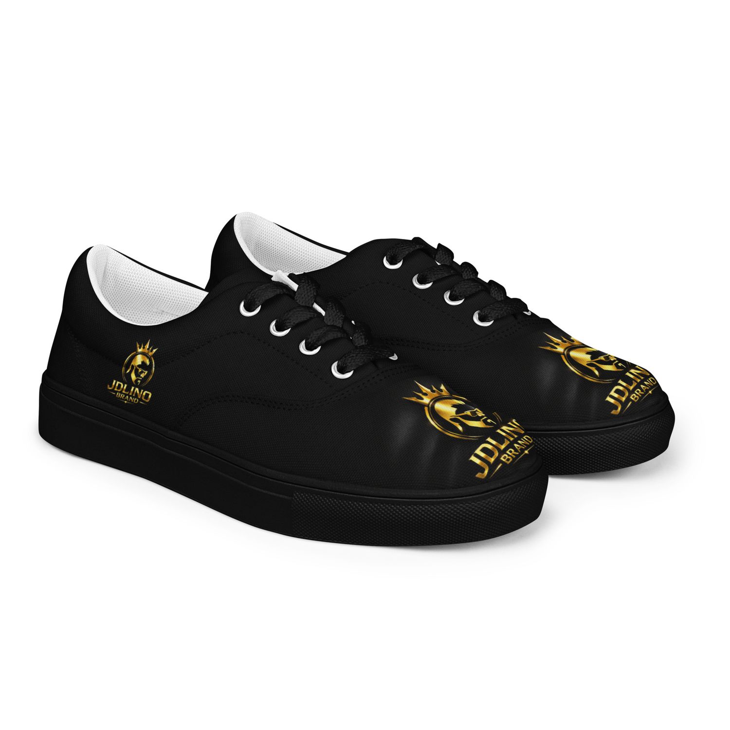 JDLINO BRAND BW/G Women’s lace-up canvas shoes
