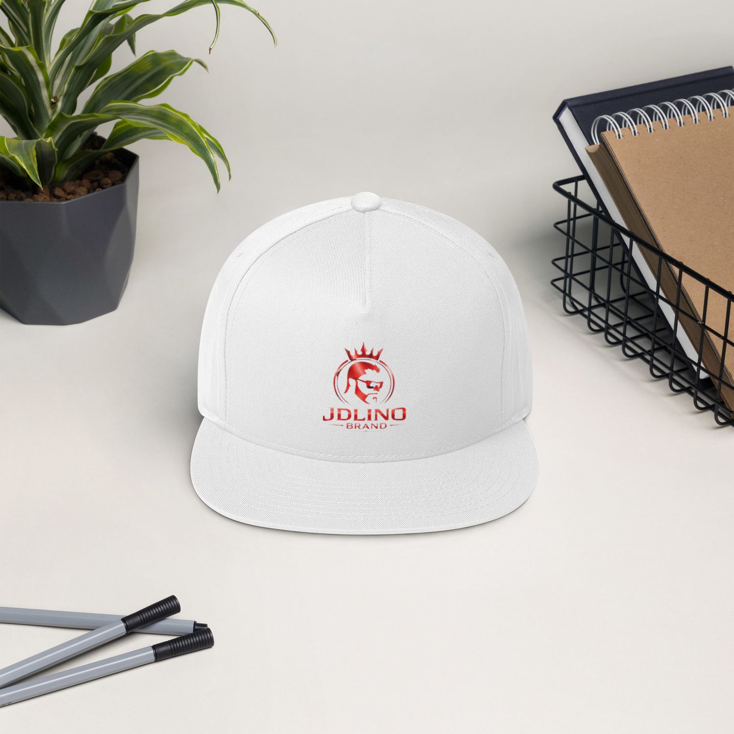 JDLINO BRAND WW/R Flat Cap