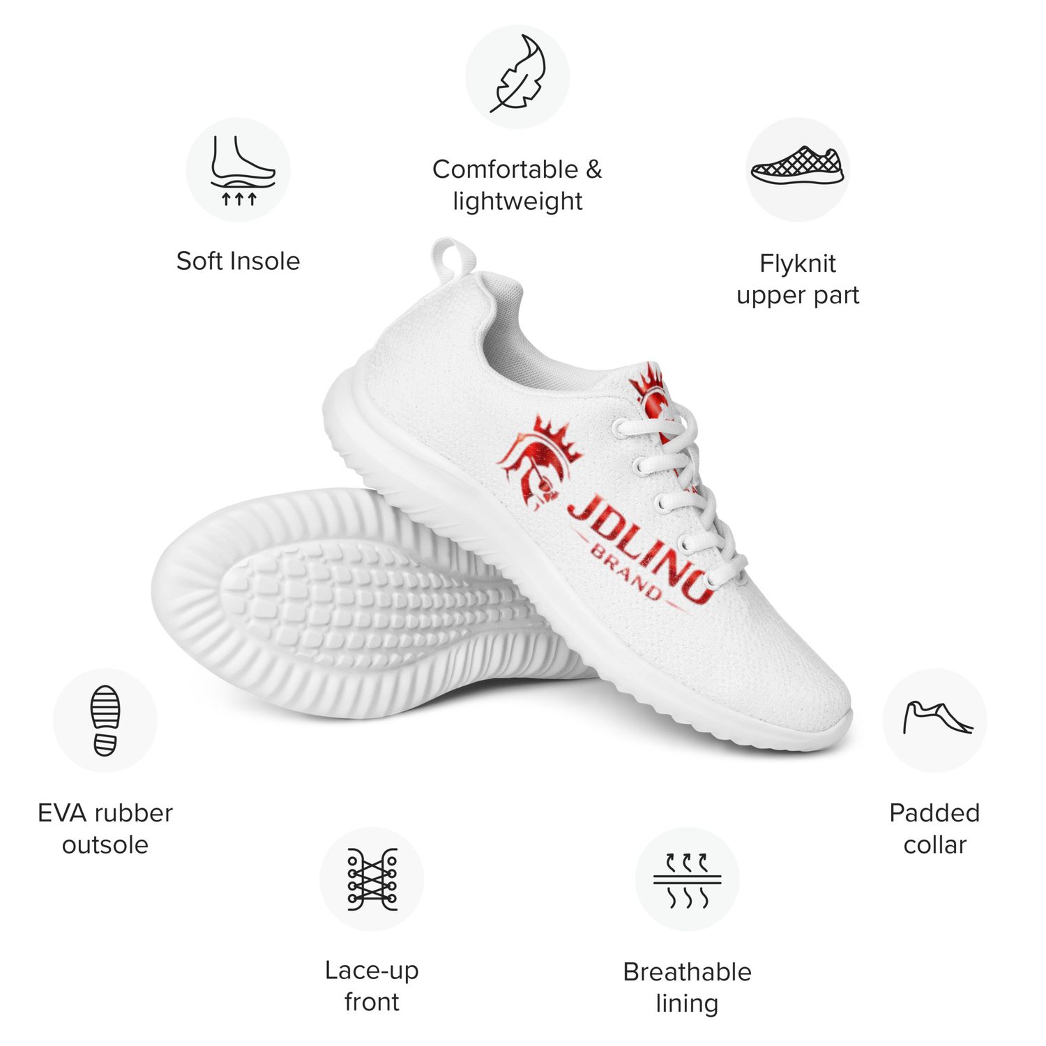 JDLINO BRAND WW/R Men’s athletic shoes
