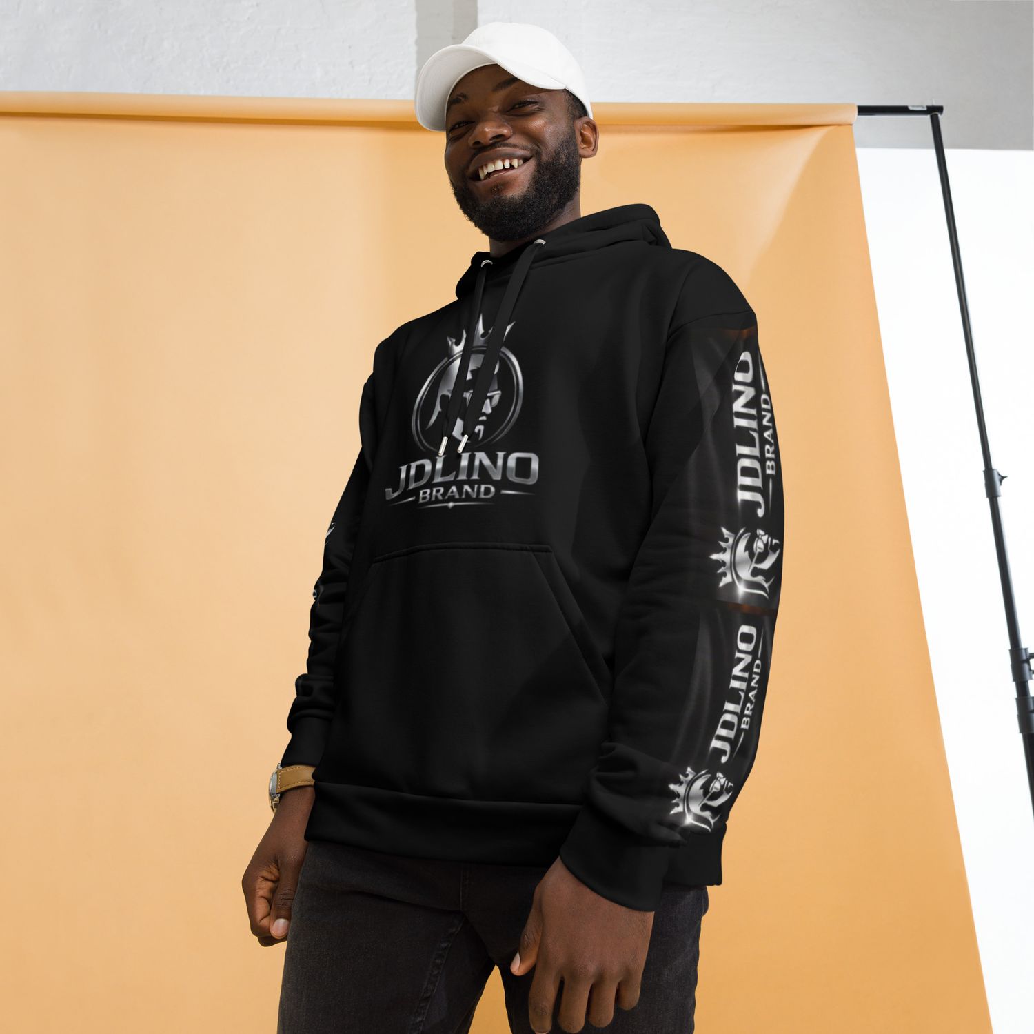 JDLINO BRAND BW/W Unisex Hoodie