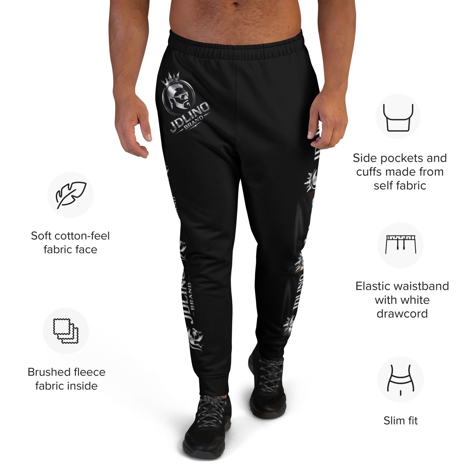JDLINO BRAND BW/W Men's Joggers