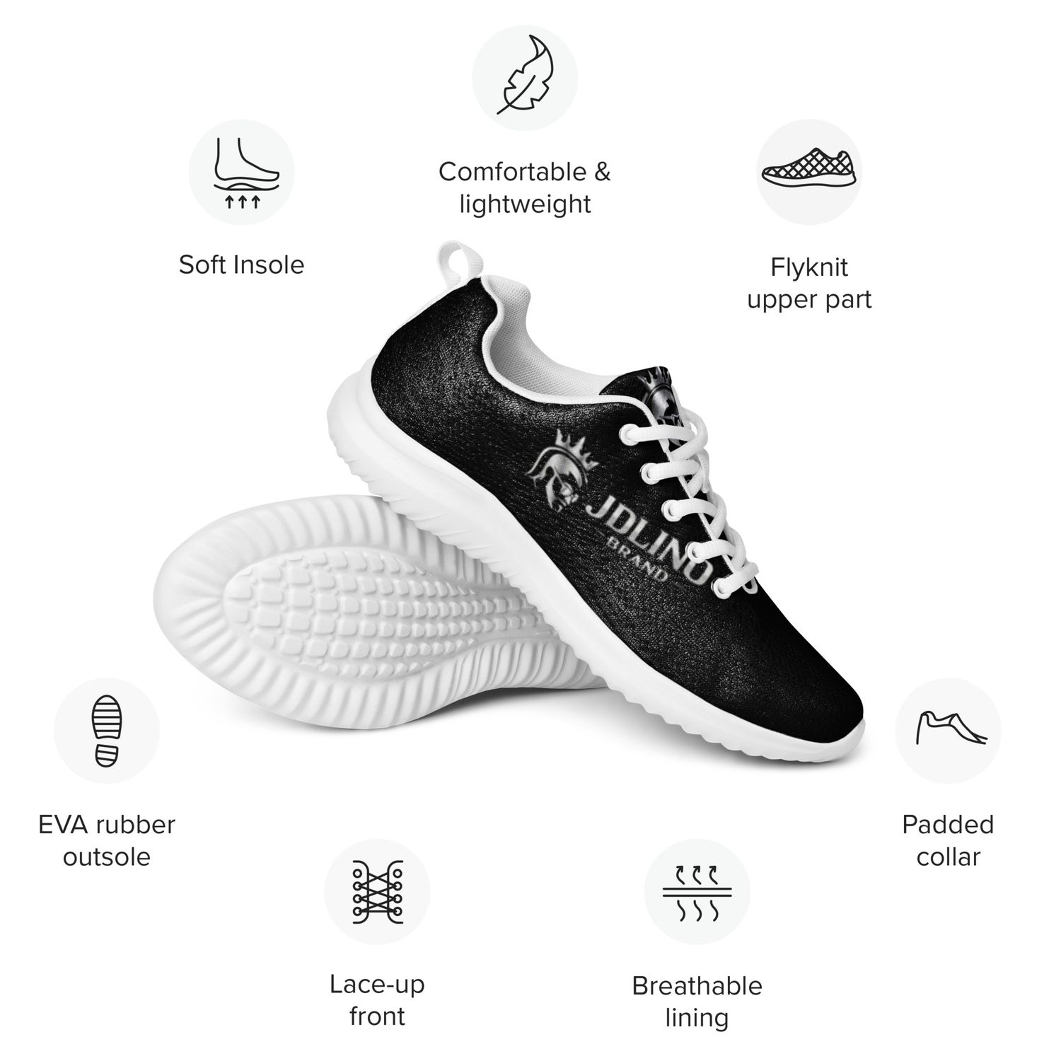JDLINO BRAND BW/B Men’s athletic shoes