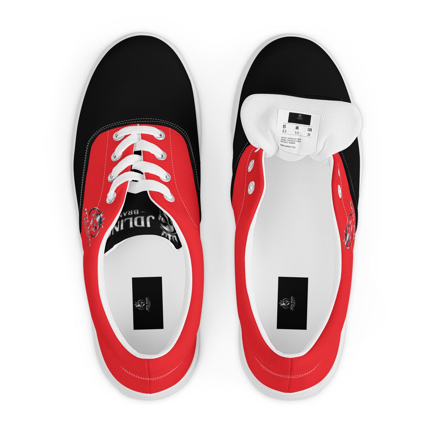JDLINO BRAND R/BS Women’s lace-up canvas shoes