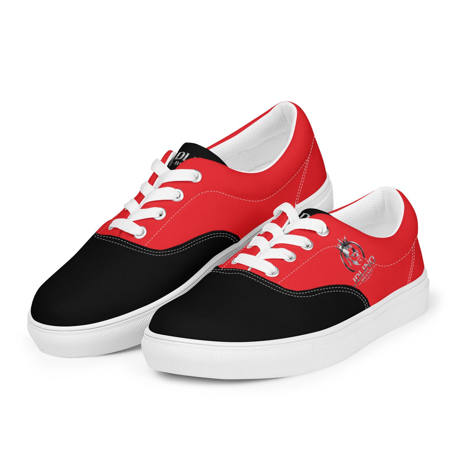 JDLINO BRAND R/BS Women’s lace-up canvas shoes