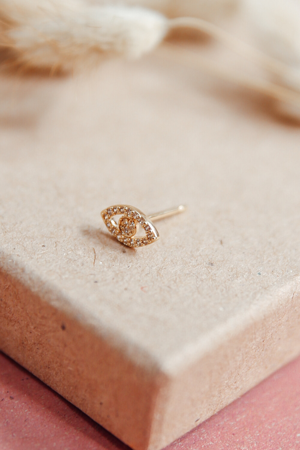 Earring Stud Eye Gold Earring Stud Eye Gold