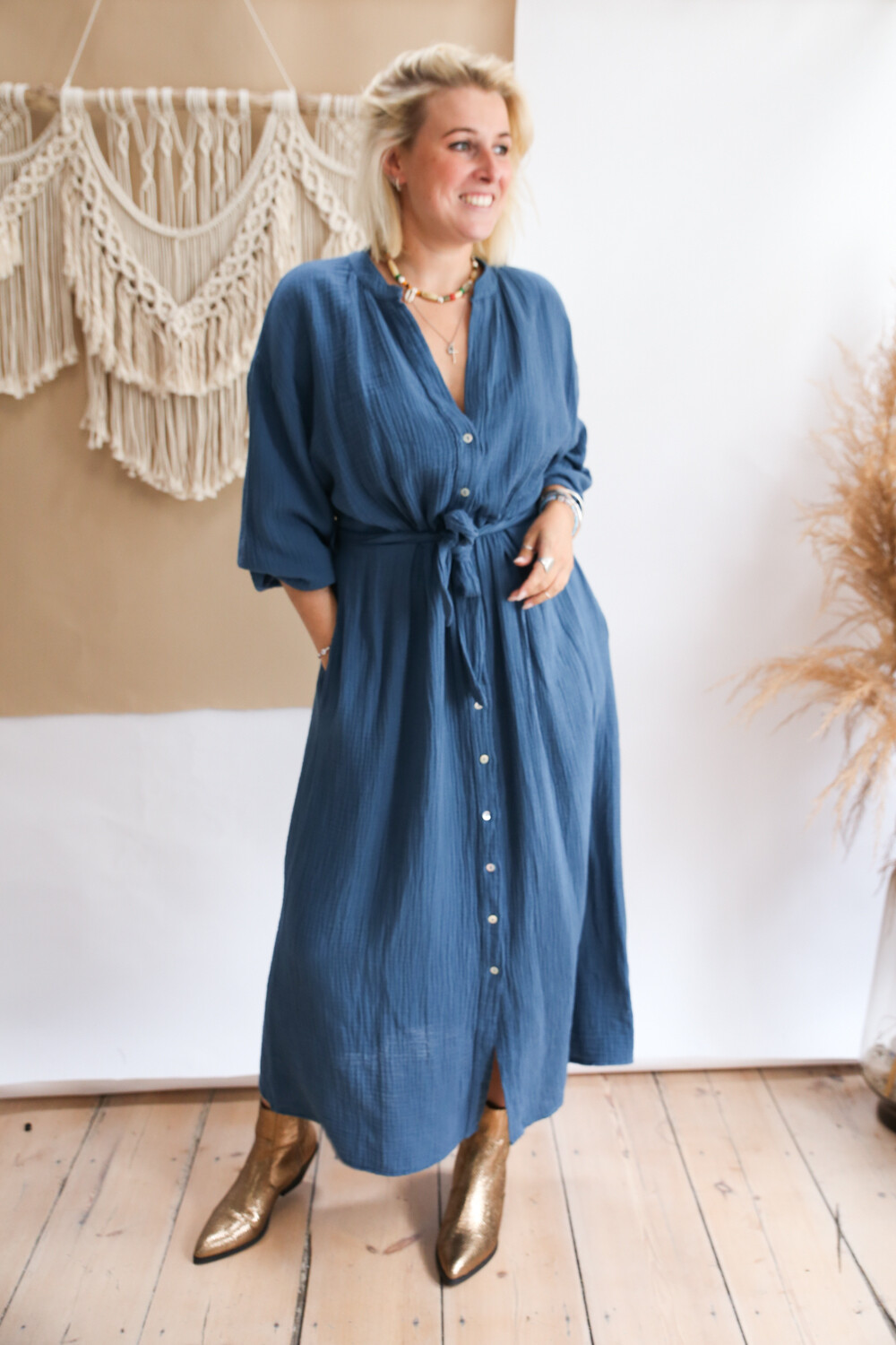 Tetra Dress Blue Tetra Dress Blue
