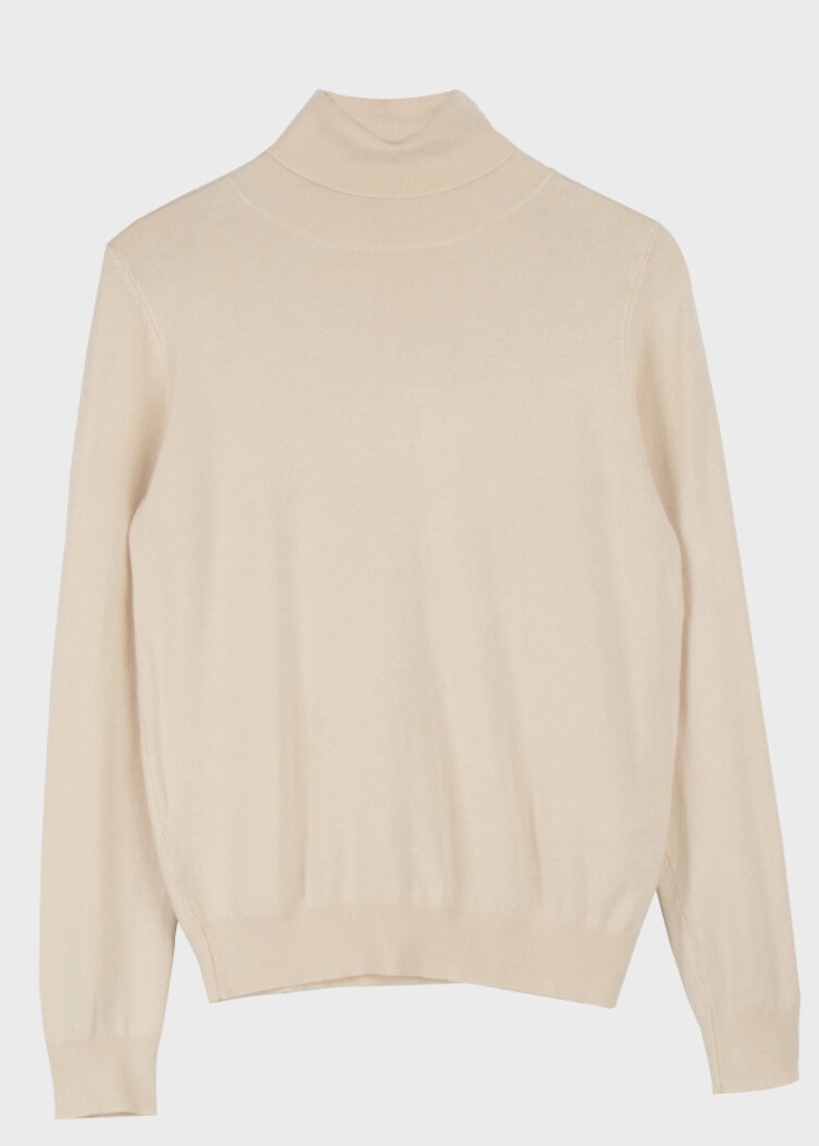 Roll neck ecru Roll neck ecru