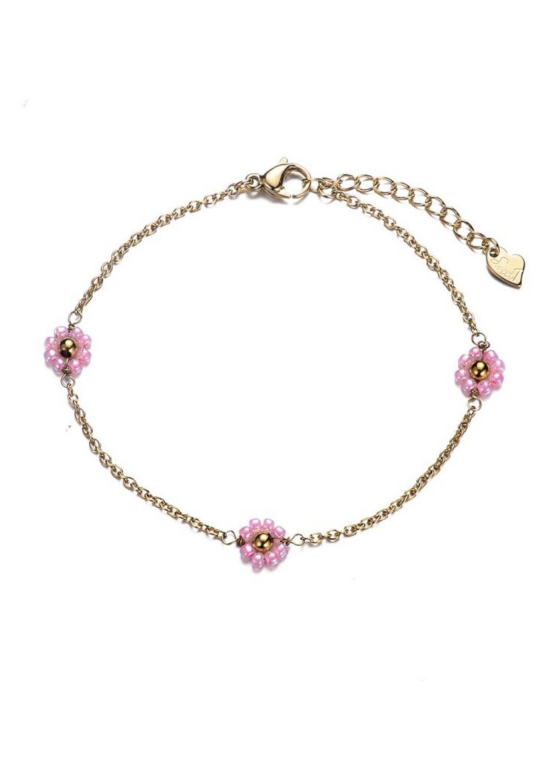 Bracelet Flower Pink Bracelet Flower Pink