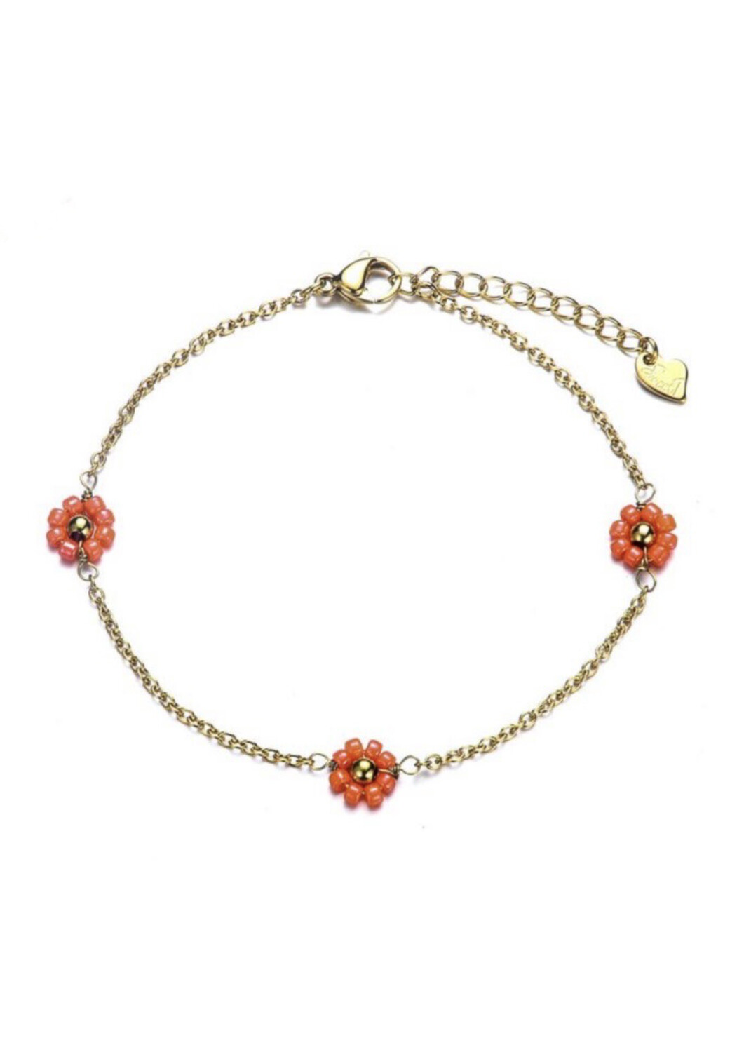 Bracelet Flower Koraal Bracelet Flower Koraal