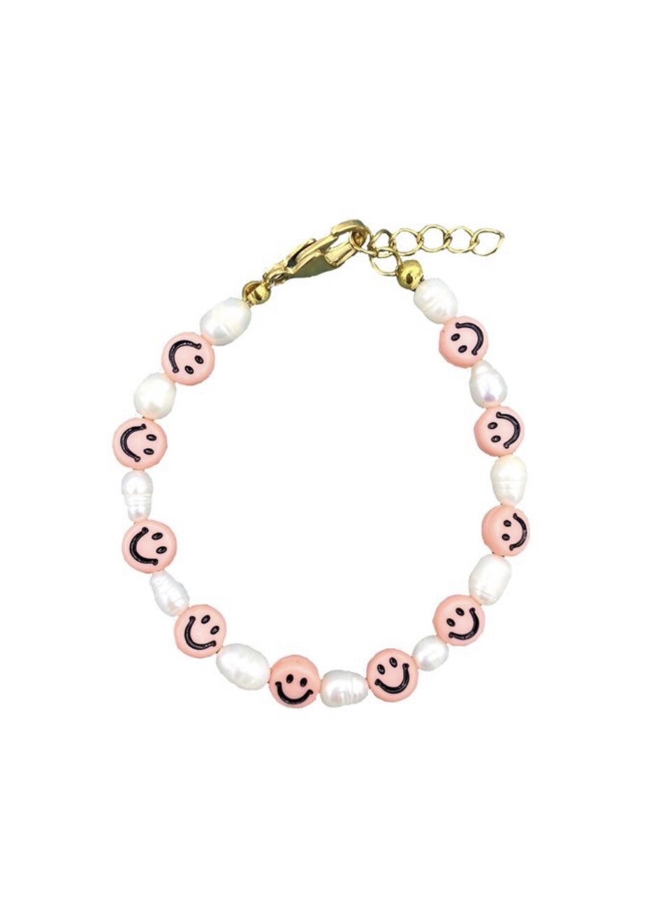 Bracelet Smiley Pink