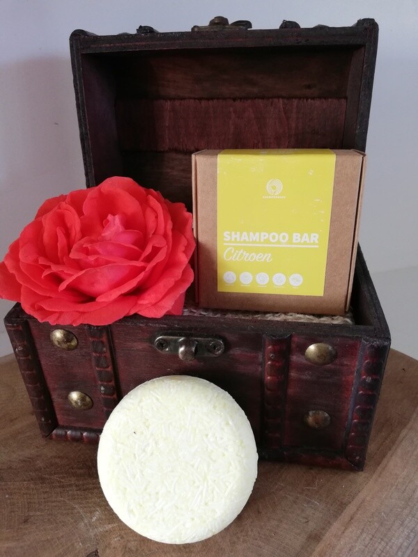 Shampoo bar citroen