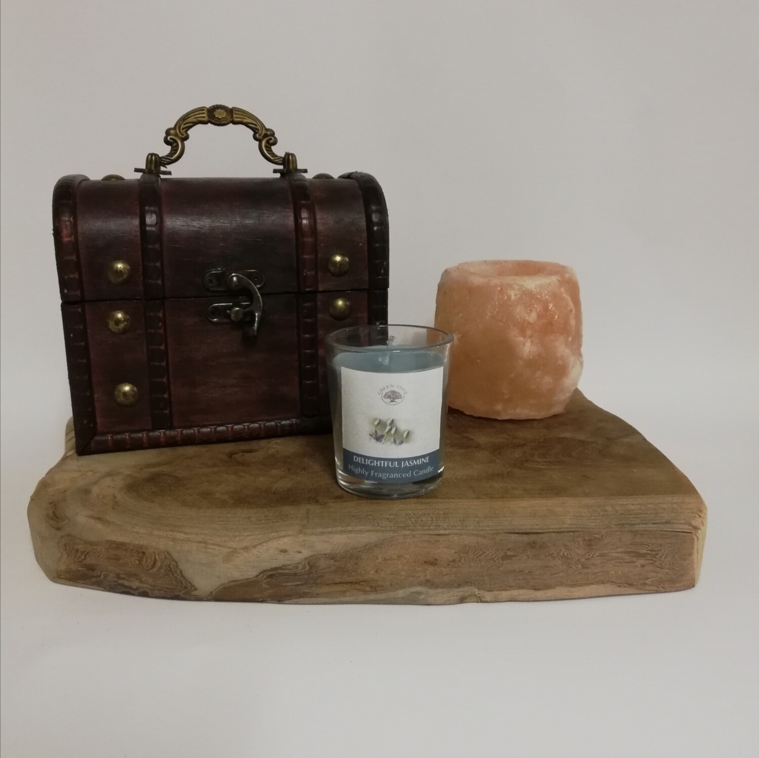 Green tree votive delightful jasmine