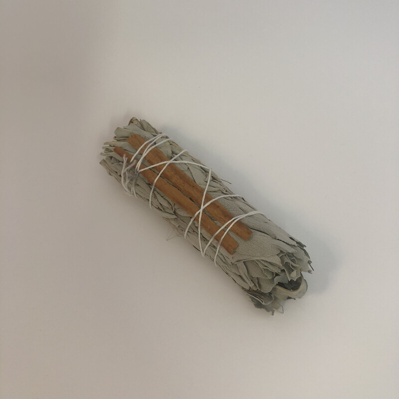 White sage &amp; cinnamon 10 cm