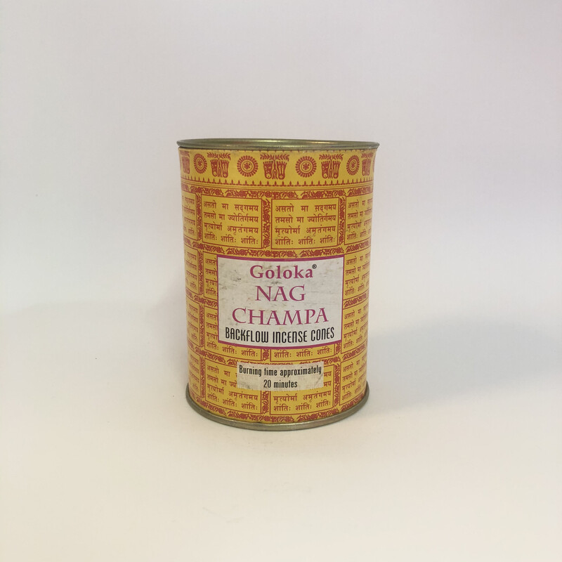 Goloka backflow wierook kegel Nag champa