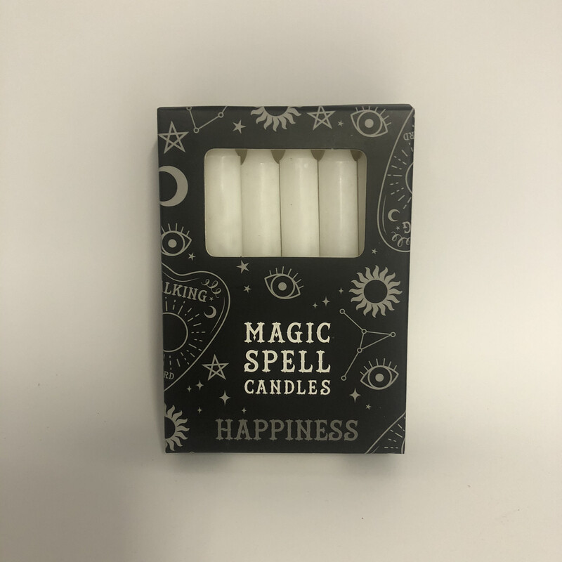 Spell kaarsen wit geluk