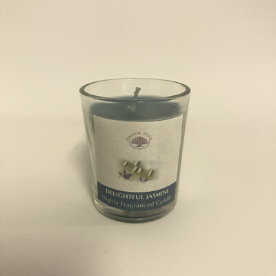 Green tree votive delightful jasmine