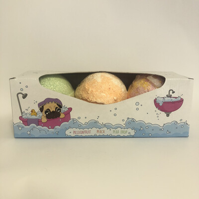 Mopshond badbruisballen fruitig