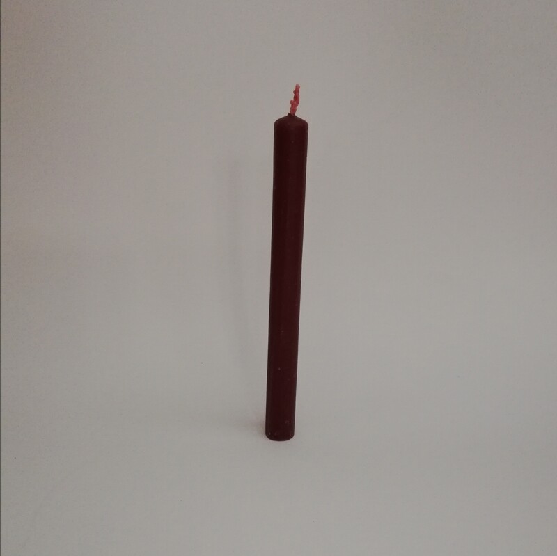 Ritual kaars 15 cm donker rood