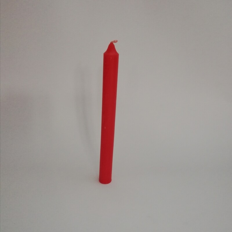Ritual kaars 15 cm rood
