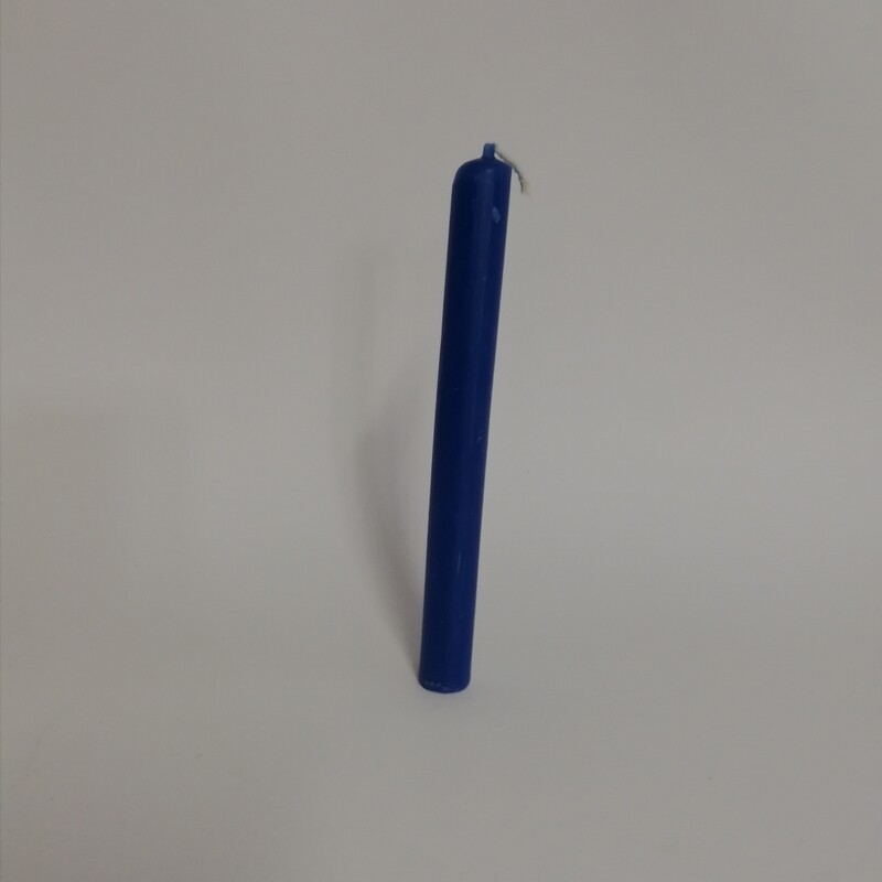 Ritual kaars 15 cm blauw