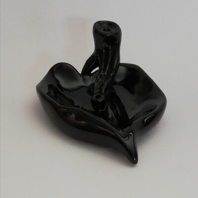Leaf  backflow incense burner