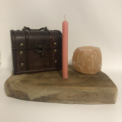 Ritual kaars 15 cm roze