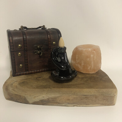 Hand &amp; lotus flower backflow burner