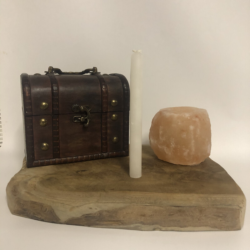 Ritual kaars 15 cm wit