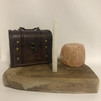Ritual kaars 15 cm wit