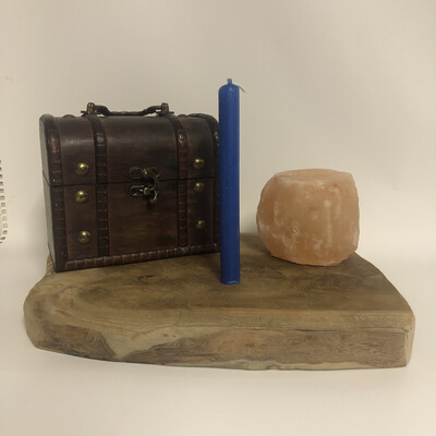Ritual kaars 15 cm donkerblauw