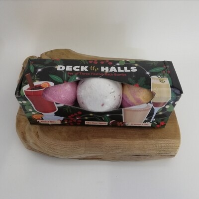Set van 3 Christmas cocktail bruisballen
