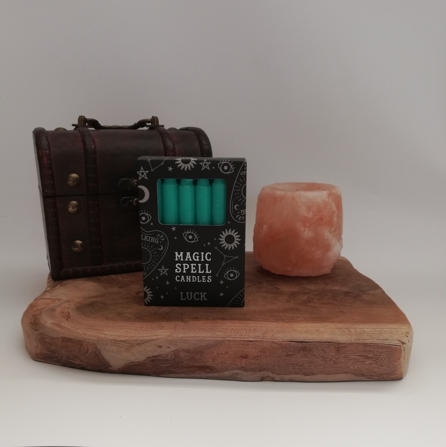 Spell kaarsen groen geluk
