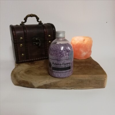 Badzout met het aroma van blauwe bessen
