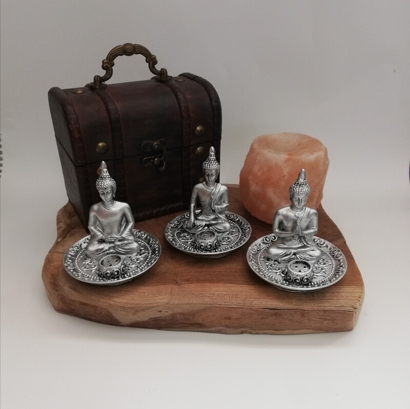 Tibetaanse boeddha set van 3
