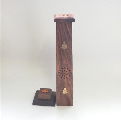 Wierooktoren hout Boeddha